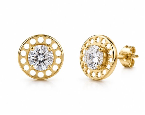 Orecchini Idee Preziose dal 1987 Donna in Oro giallo Zircone IP.OK18G/188 - IP.OK18G/188